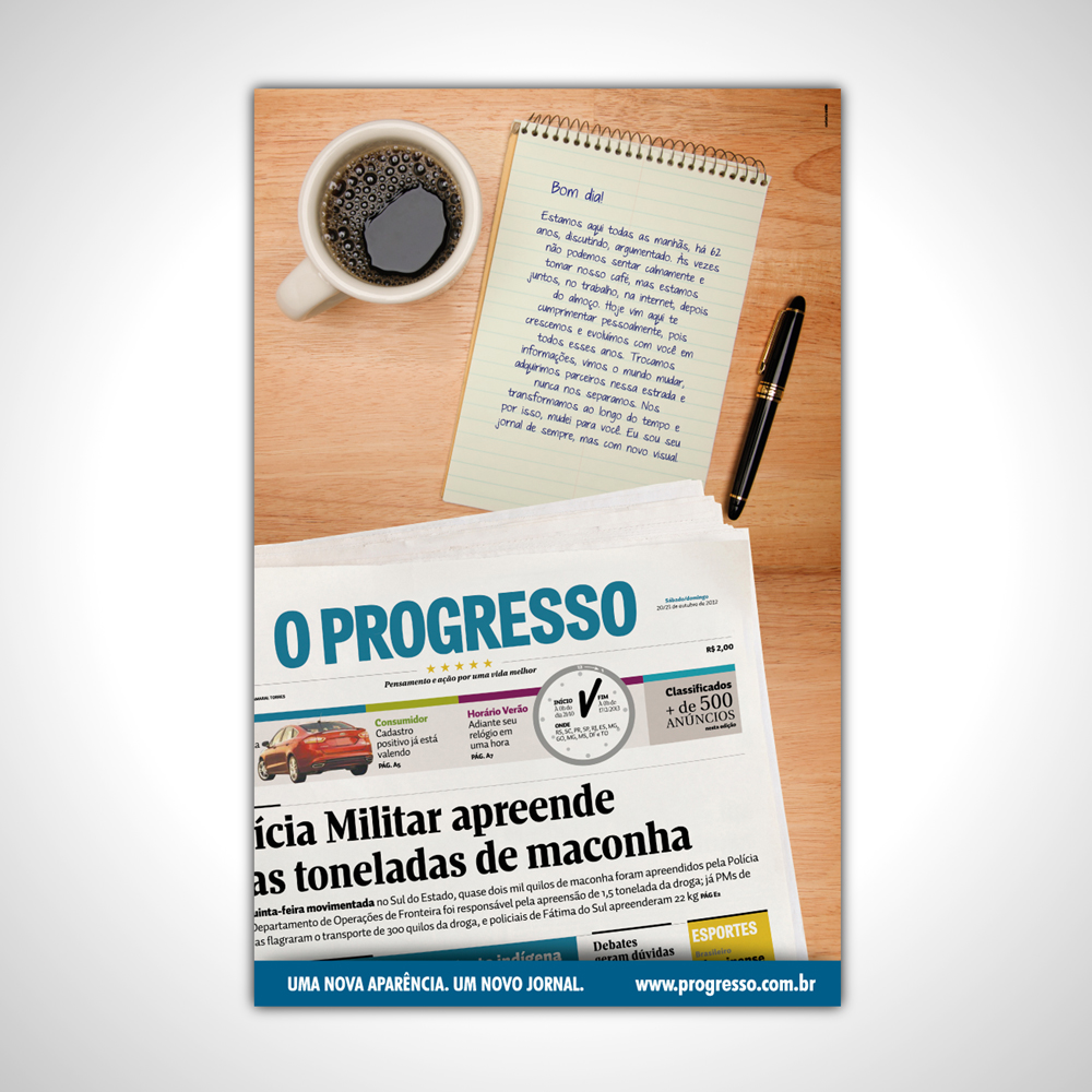 Anuncio Página Inteira - Jornal O Progressoo
